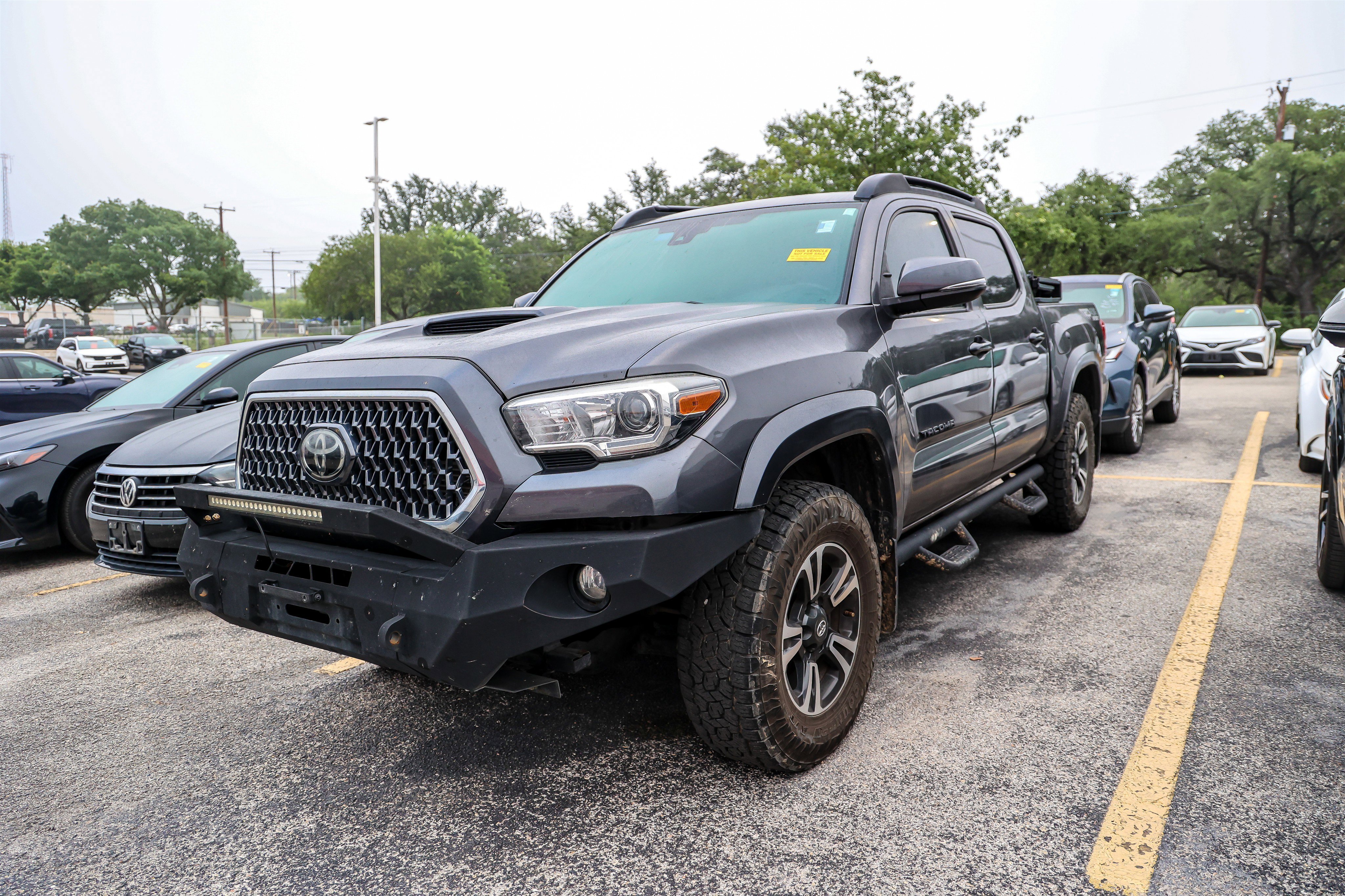 Used 2019 Magnetic Gray Metallic Toyota TRD Sport image 1