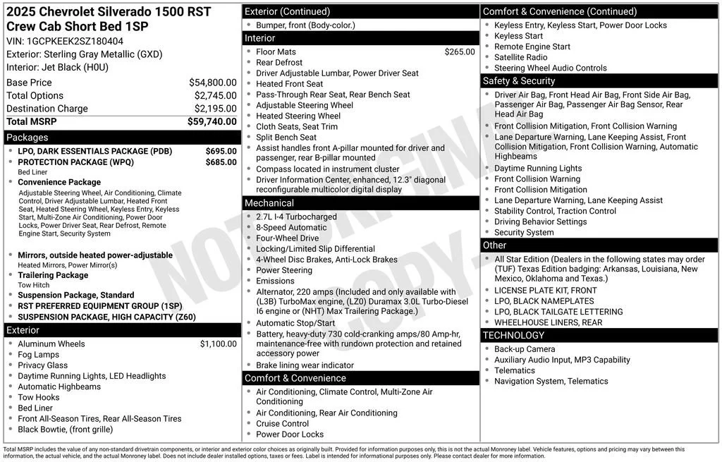 2025 Chevrolet Silverado 1500 RST - Photo 5
