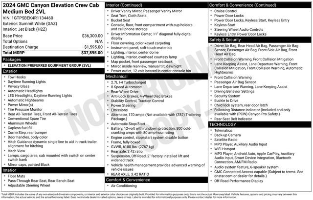 Certified Used 2024 White GMC Elevation image 25