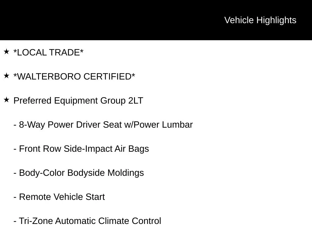 Certified Used 2015 White Chevrolet 2LT image 10