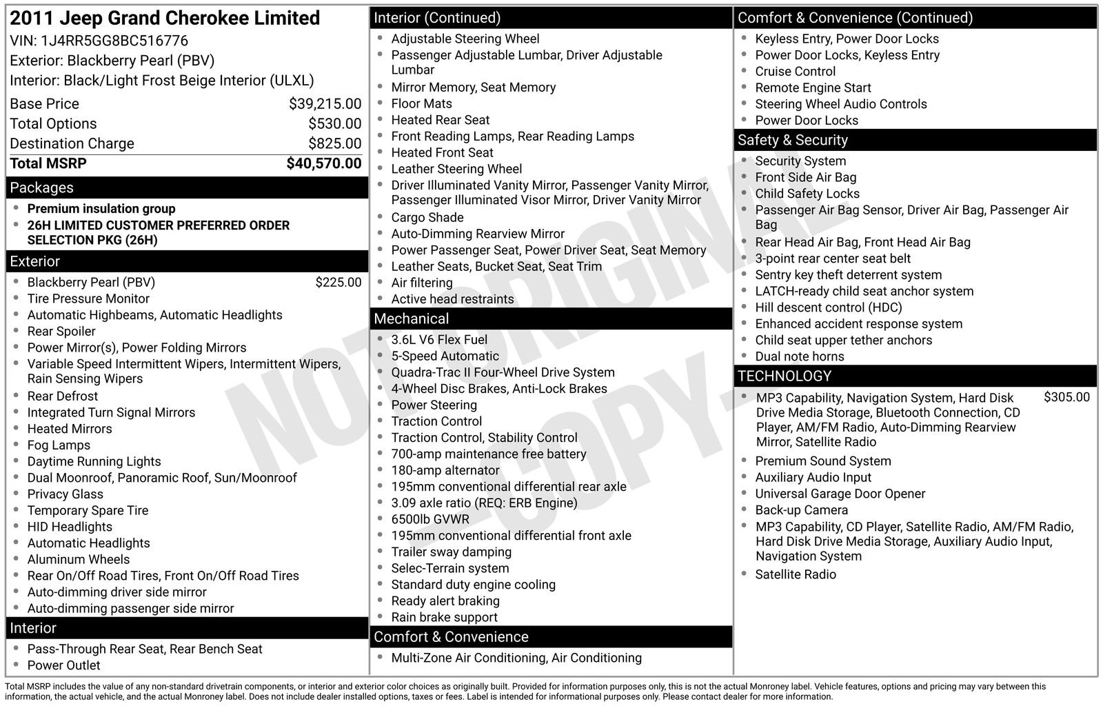 Used 2011 Black Jeep Limited image 69