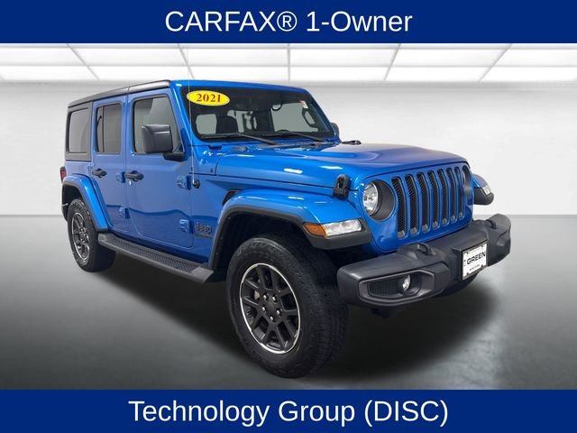 Used 2021 Blue Jeep Unlimited Sport S image 10
