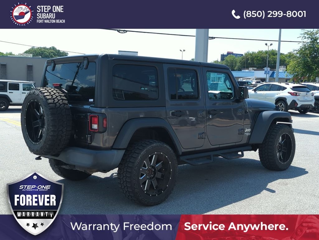 Used 2020 Gray Jeep Unlimited Sport S image 7