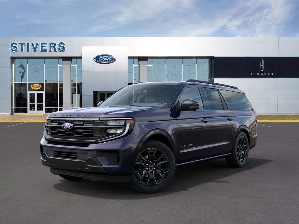 New 2027 Blue Ember Metallic Ford MAX Platinum image 3