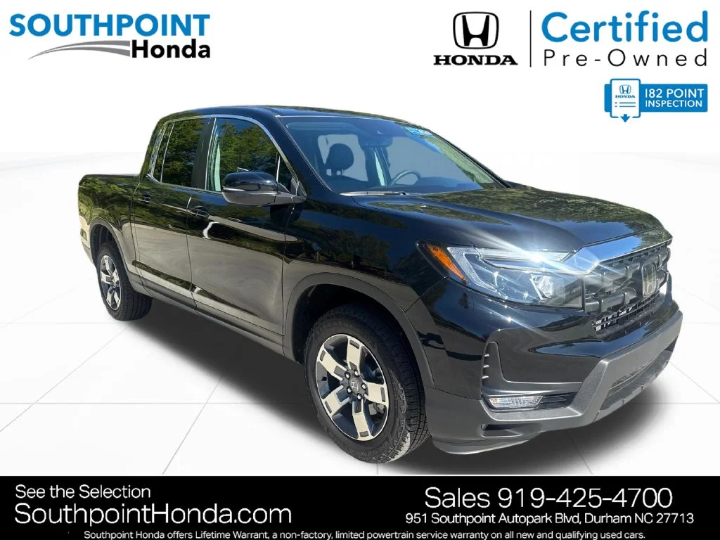 Certified Used 2026 Crystal Black Pearl Honda RTL image 1