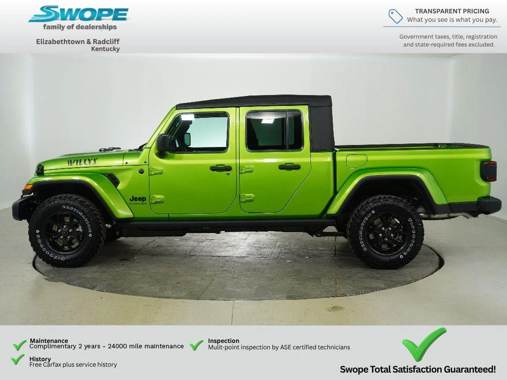 New 2026 Mojito Exterior Paint Jeep Willys image 6