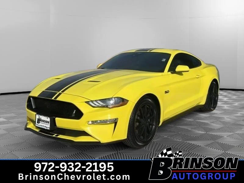 Used 2021 Yellow Ford GT Fastback image 1