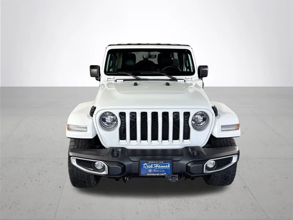 Used 2021 White Jeep Unlimited Sahara 4xe image 3