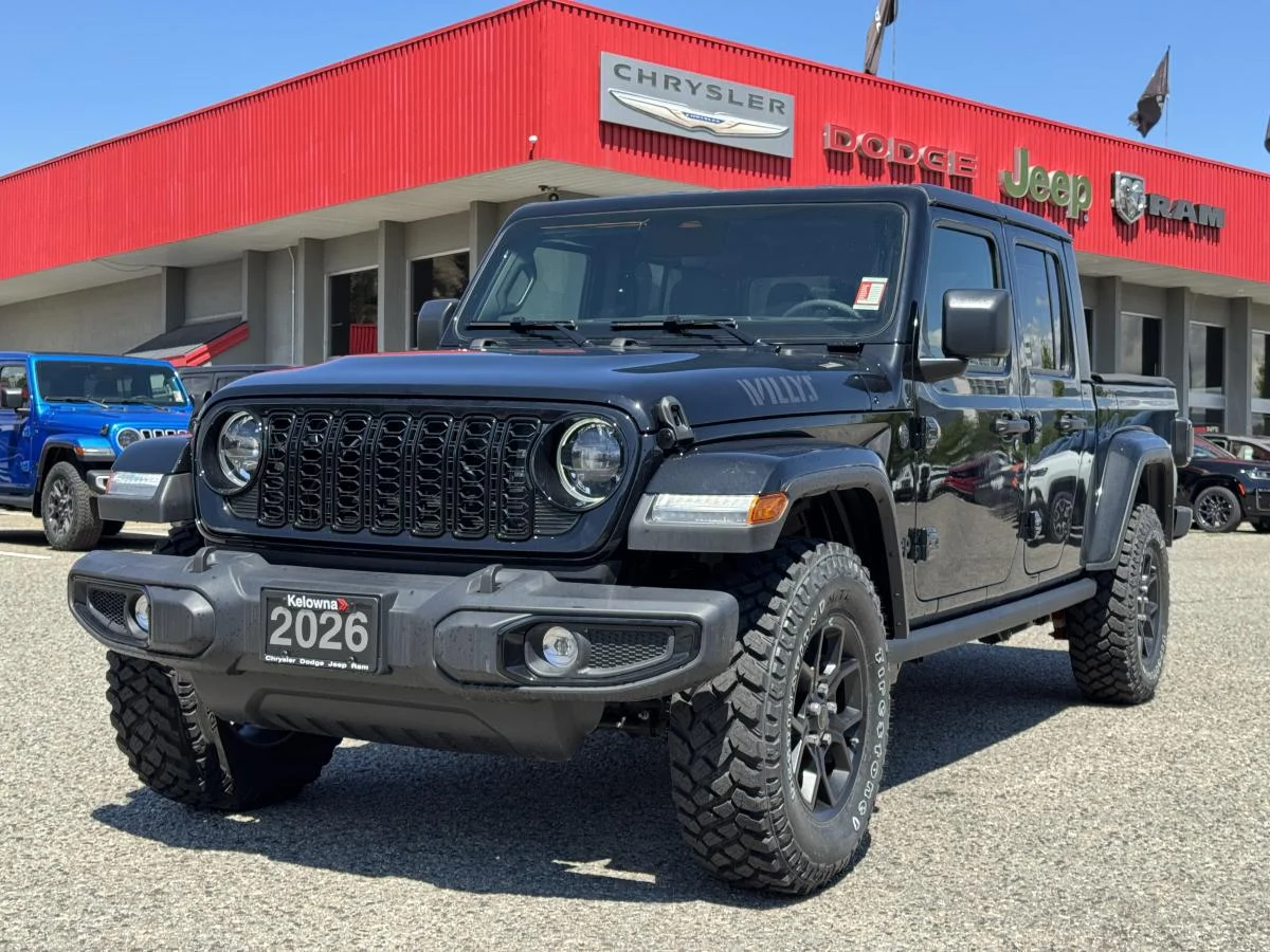 New 2026 Black Jeep Willys 4x4 image 1
