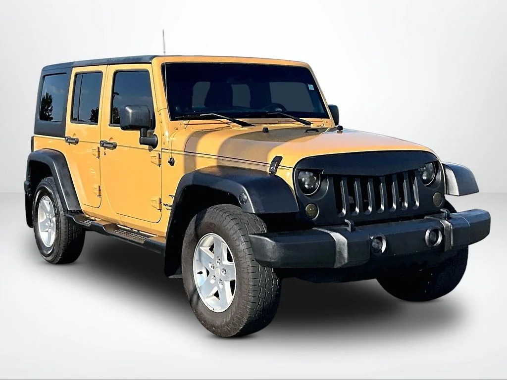 Used 2014 Beige Jeep Unlimited Sport image 10