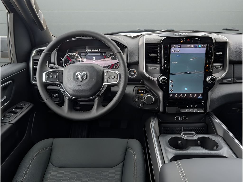 New 2026 Granite Crystal Metallic Clear-Coat Exterior Paint RAM Big Horn Night Edition Hemi 4x4 Crew Cab image 27
