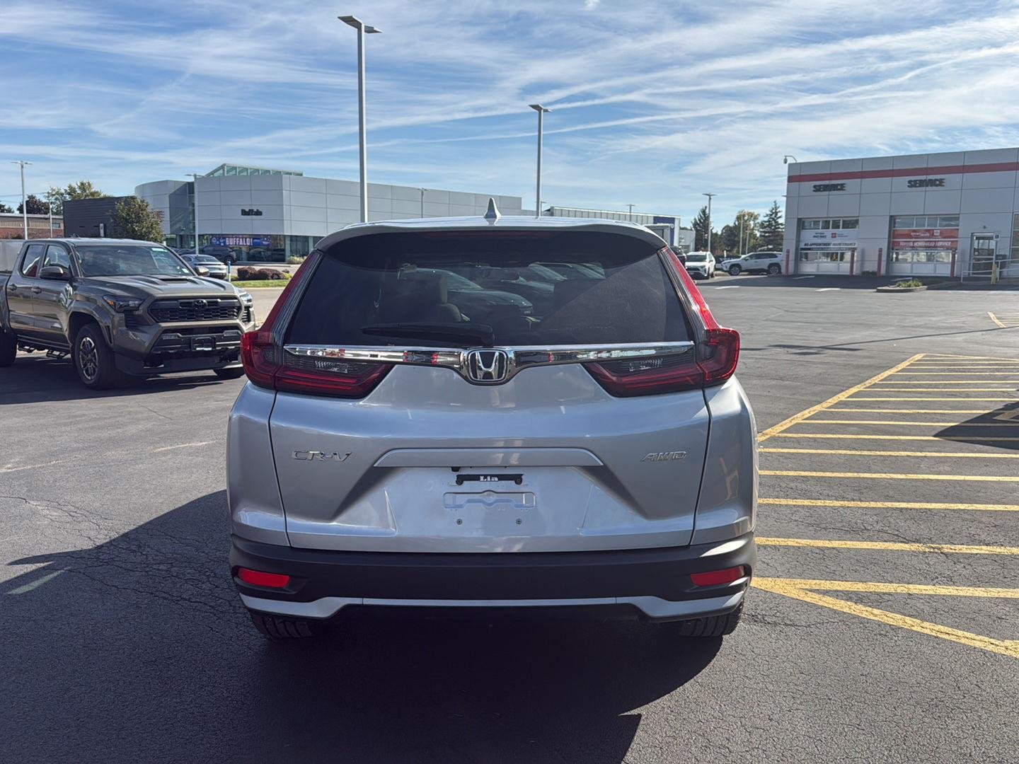 Used 2021 Lunar Silver Metallic Honda EX image 4