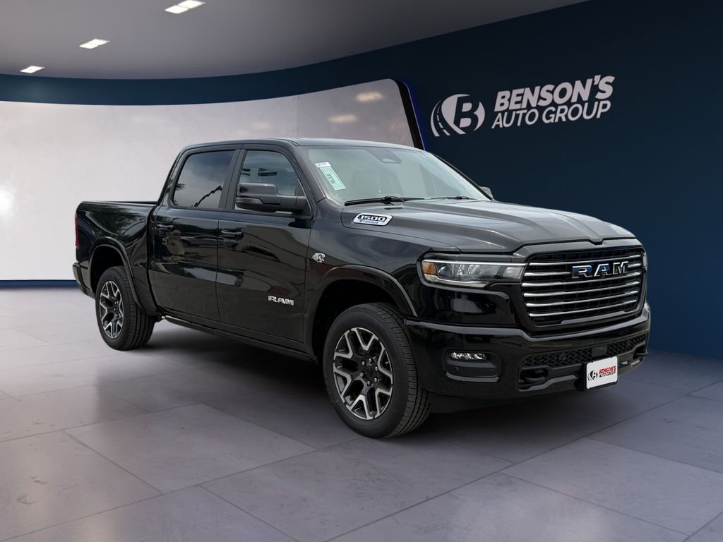 New 2026 Diamond Black Crystal Pearl-Coat Exterior Paint RAM Laramie image 7