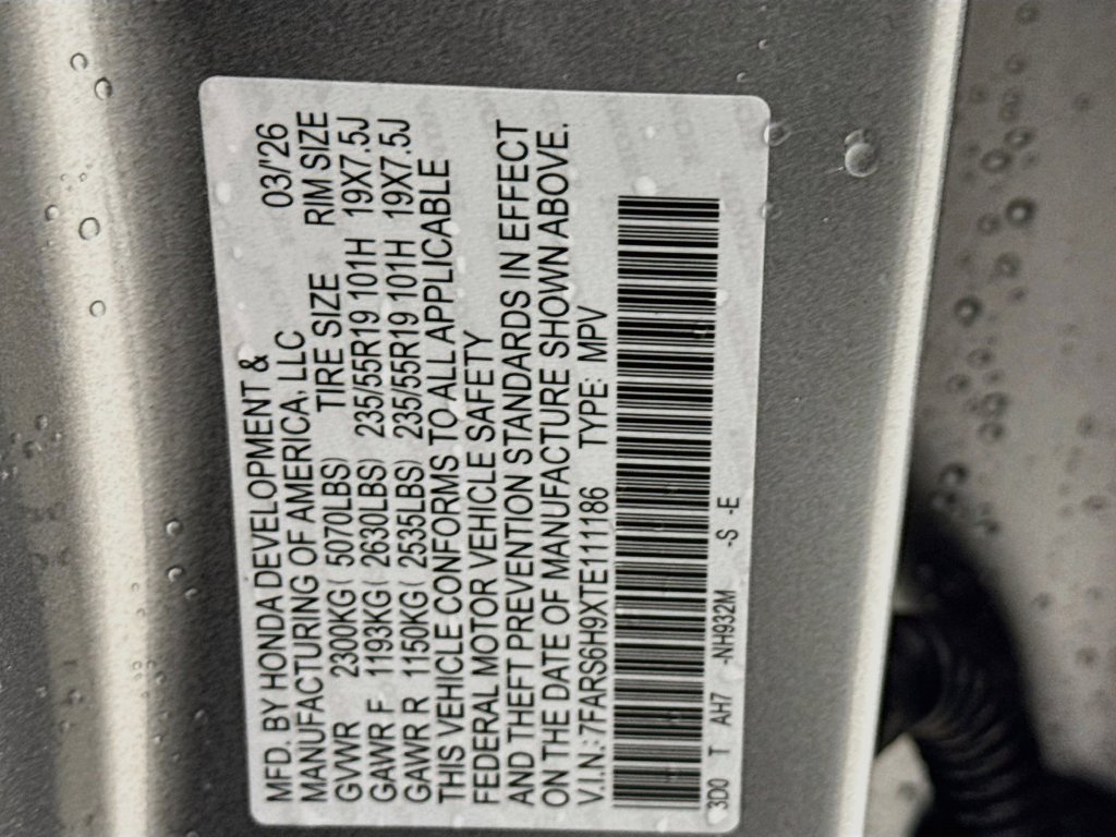 Certified Used 2026 Solar Silver Metallic Honda AWD Sport Touring Hybrid image 43