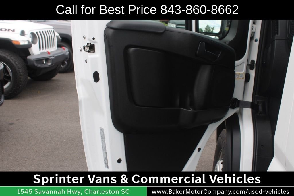 Used 2025 Bright White Clearcoat Ram High Roof image 14