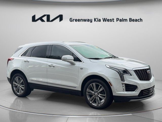 Used 2023 White Cadillac Premium Luxury image 1
