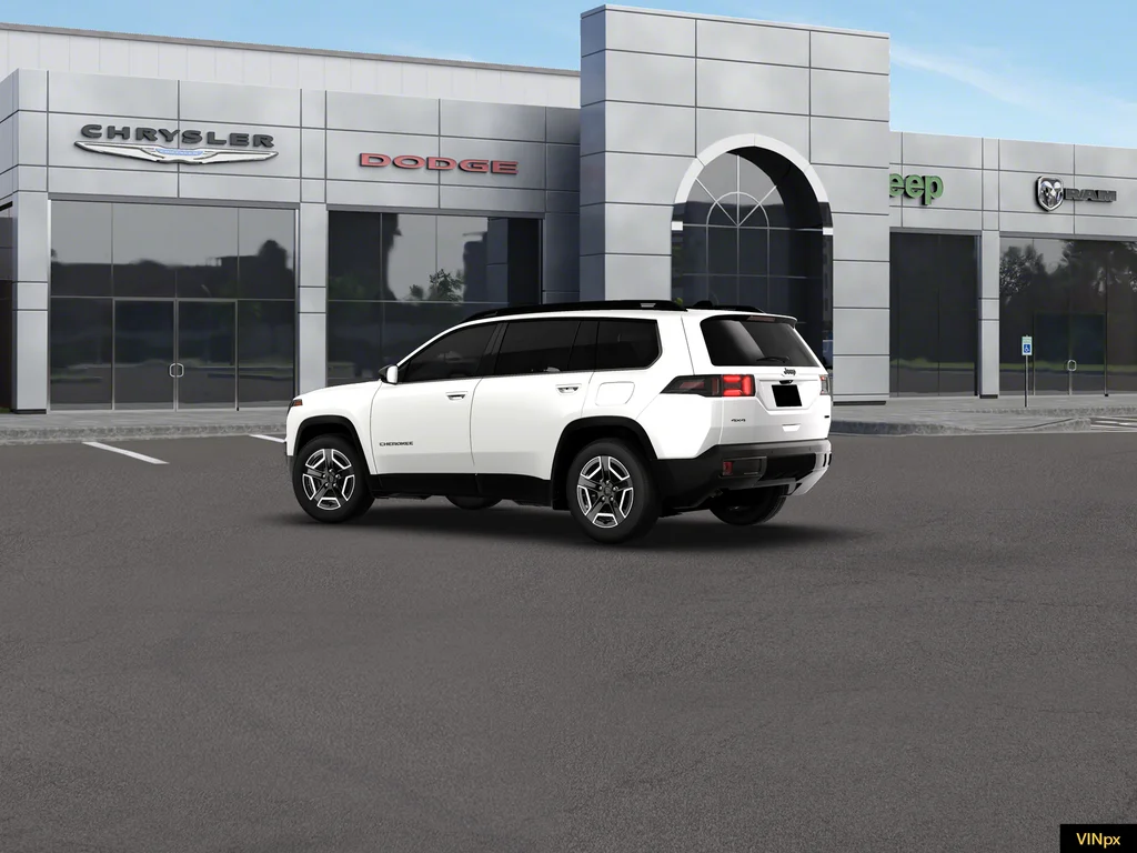 New 2026 Bright White Clear-Coat Exterior Paint Jeep Limited image 3