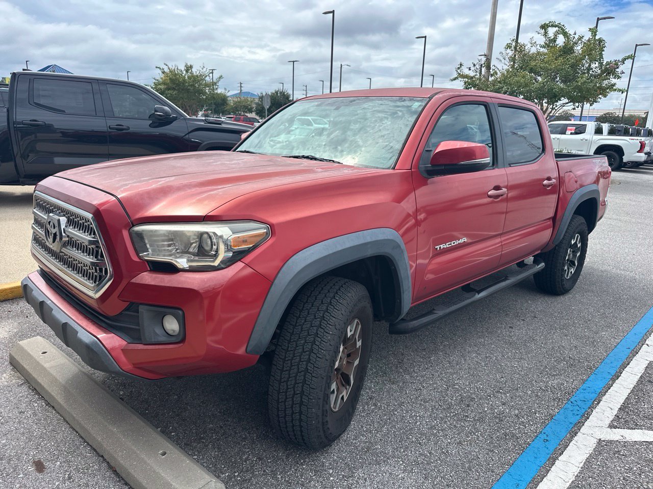 Used 2017 Red Toyota TRD Off-Road image 1