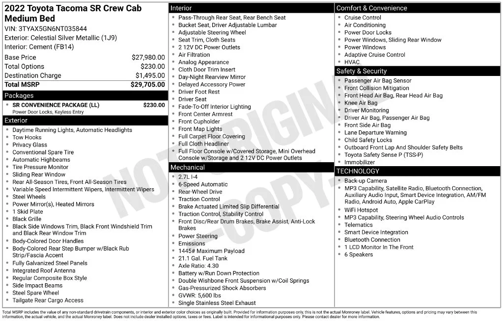 Used 2022 Silver Toyota SR image 37