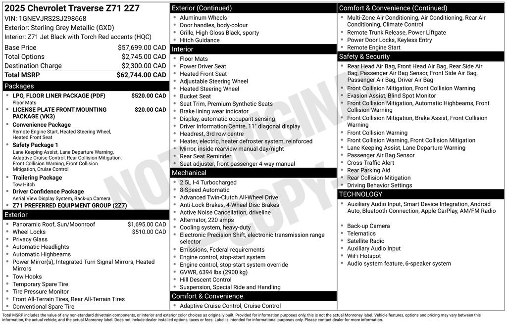 Used 2025 Gray Chevrolet Z71 image 25