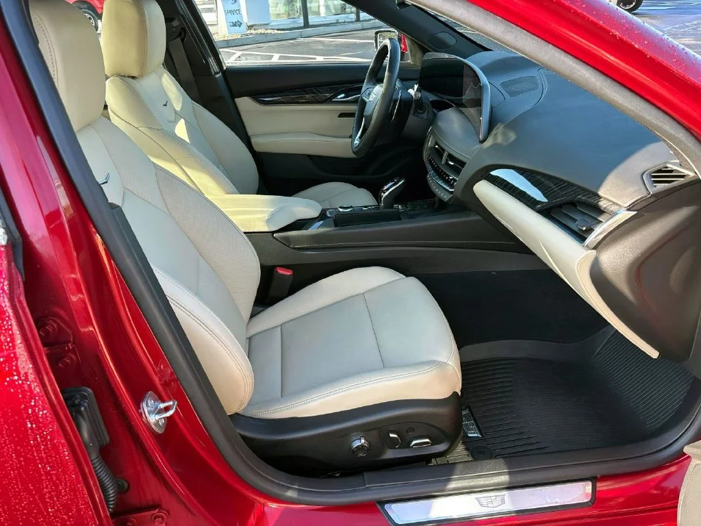 Used 2025 Radiant Red Cadillac Premium Luxury image 17