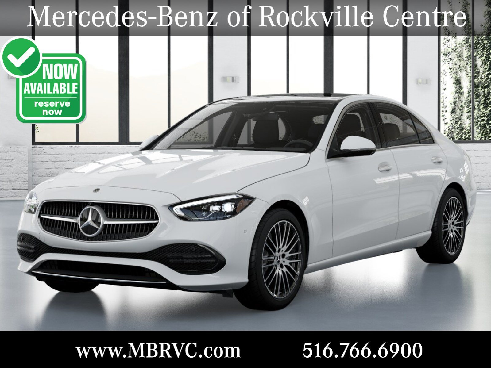 New 2026 Polar White Mercedes-Benz C 300 image 1