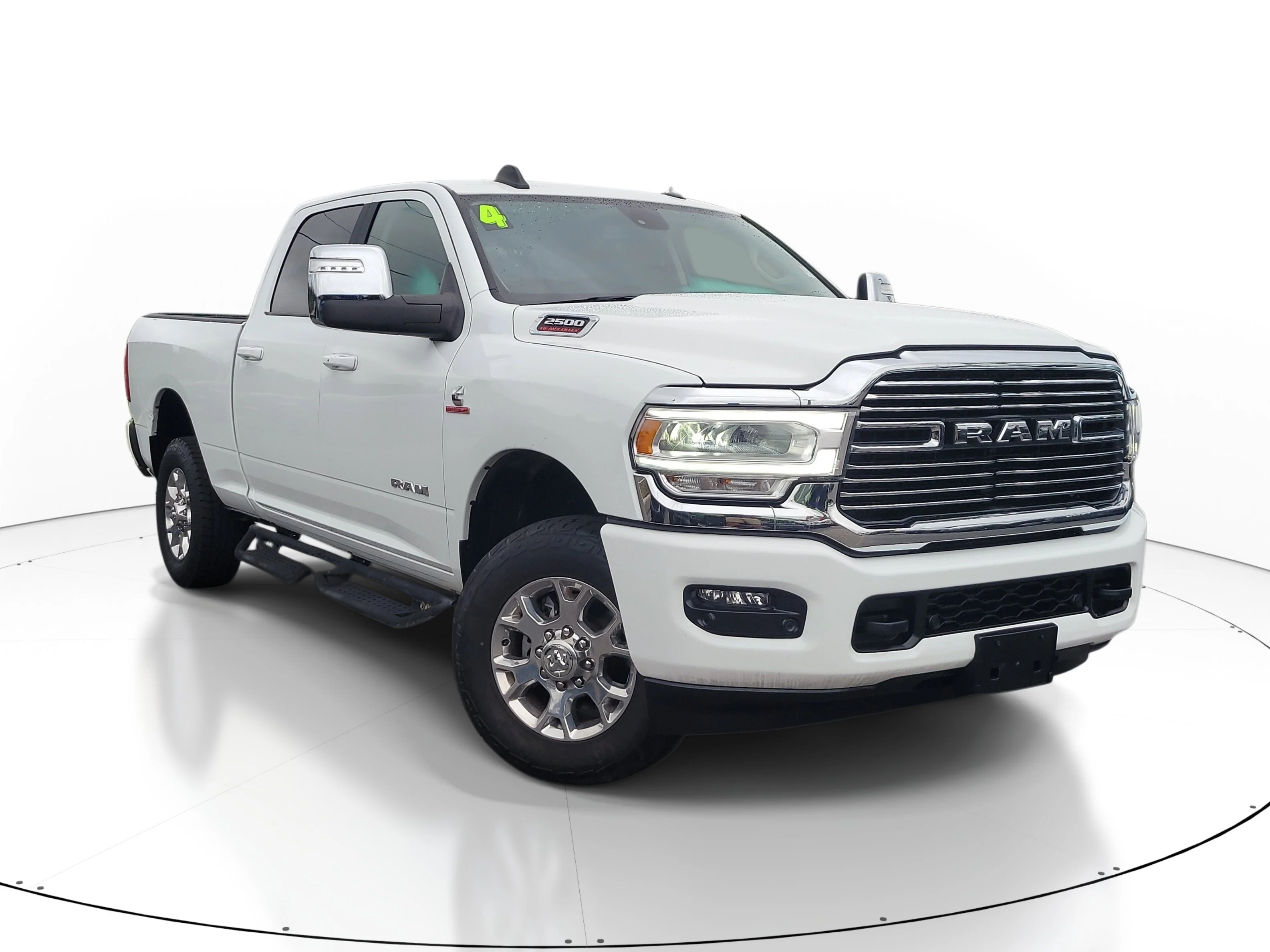 Used 2024 Bright White Clearcoat Ram Laramie image 1