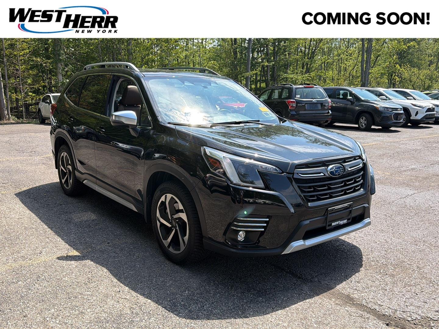 Used 2024 Crystal Black Silica Subaru Touring image 1