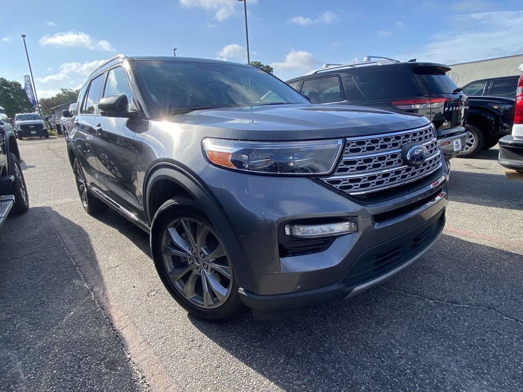 Used 2022 Gray Metallic Ford Limited image 1
