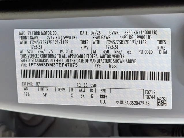 New 2026 Glacier Gray Metallic Tri-Coat Ford F-350® King Ranch® image 75
