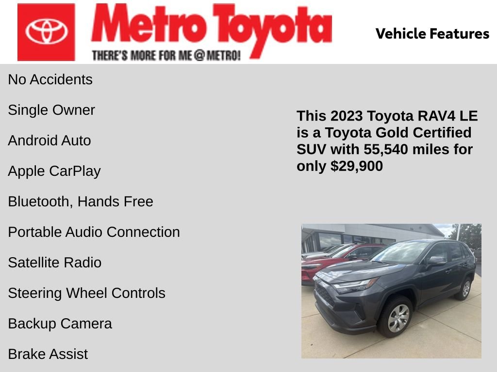 Certified Used 2023 Gray Toyota LE image 11