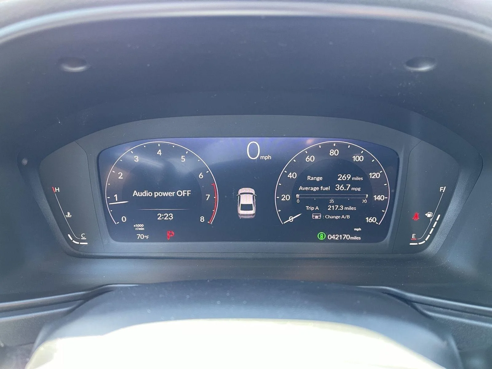 Used 2024 Platinum White Pearl Honda EX image 7
