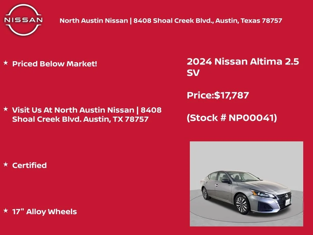 Certified Used 2024 Gray Nissan 2.5 SV image 12