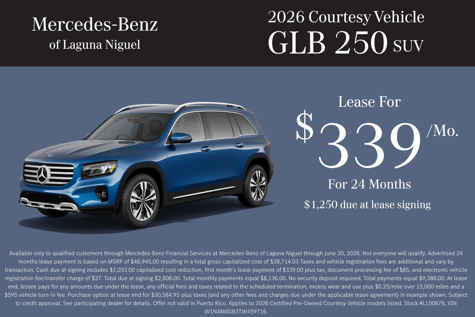 New 2026 Polar White Mercedes-Benz GLB 250 image 2
