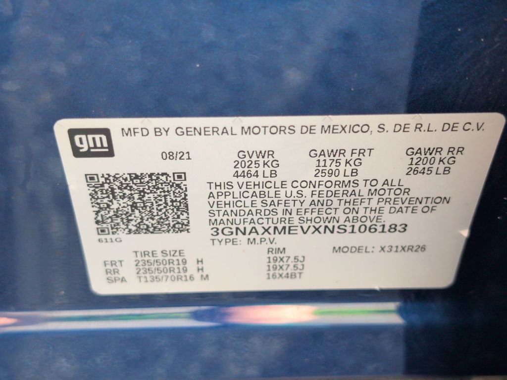 Used 2022 Blue Chevrolet RS image 33
