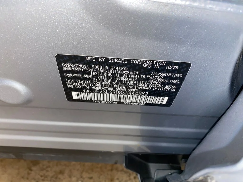 Certified Used 2025 Silver Subaru Limited image 31