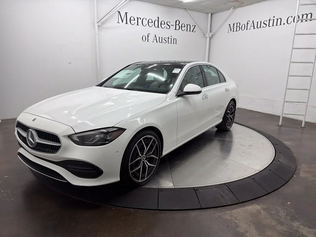 New 2027 White Mercedes-Benz C 300 image 3