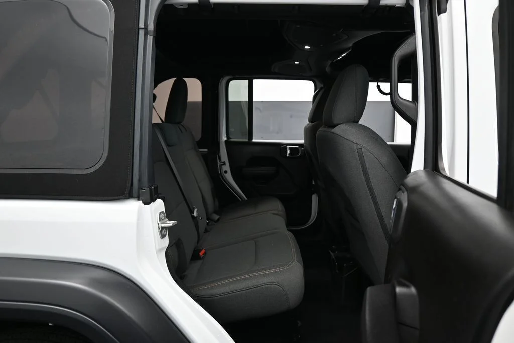 Used 2024 Bright White Clearcoat Jeep Sport S image 32