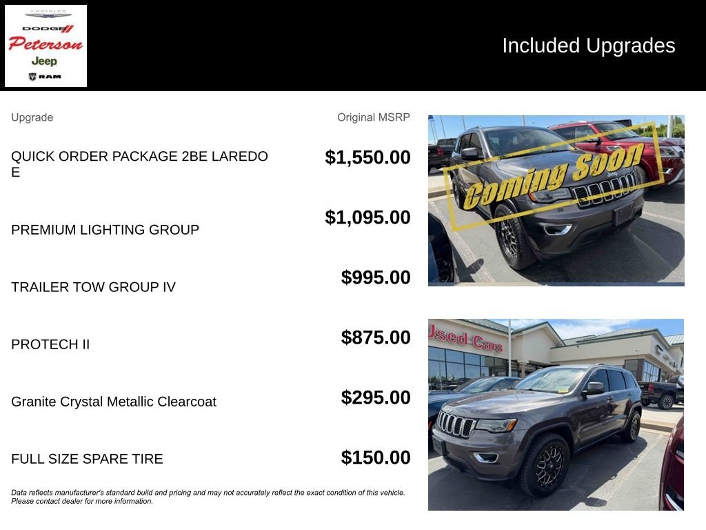 Used 2021 Gray Jeep Laredo E image 10