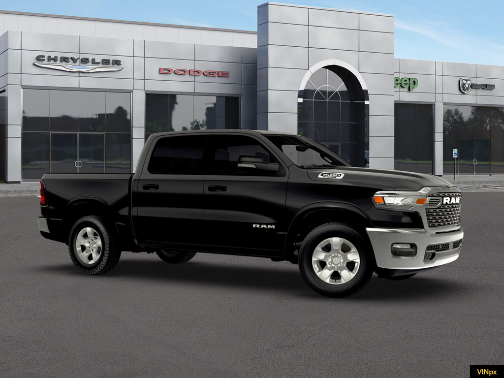 New 2026 Diamond Black Crystal Pearl-Coat Exterior Paint RAM Big Horn/Lone Star image 15