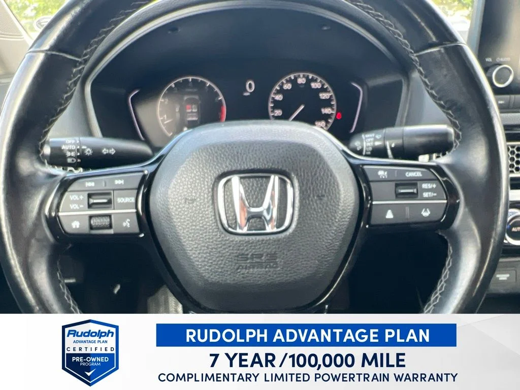 Certified Used 2023 Platinum White Pearl Honda 1.5T 4D EX BD image 42