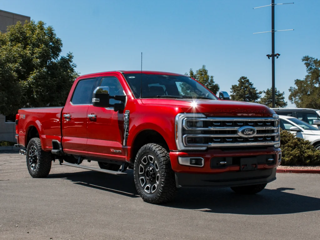 Used 2024 RAPID RED Ford Platinum image 3