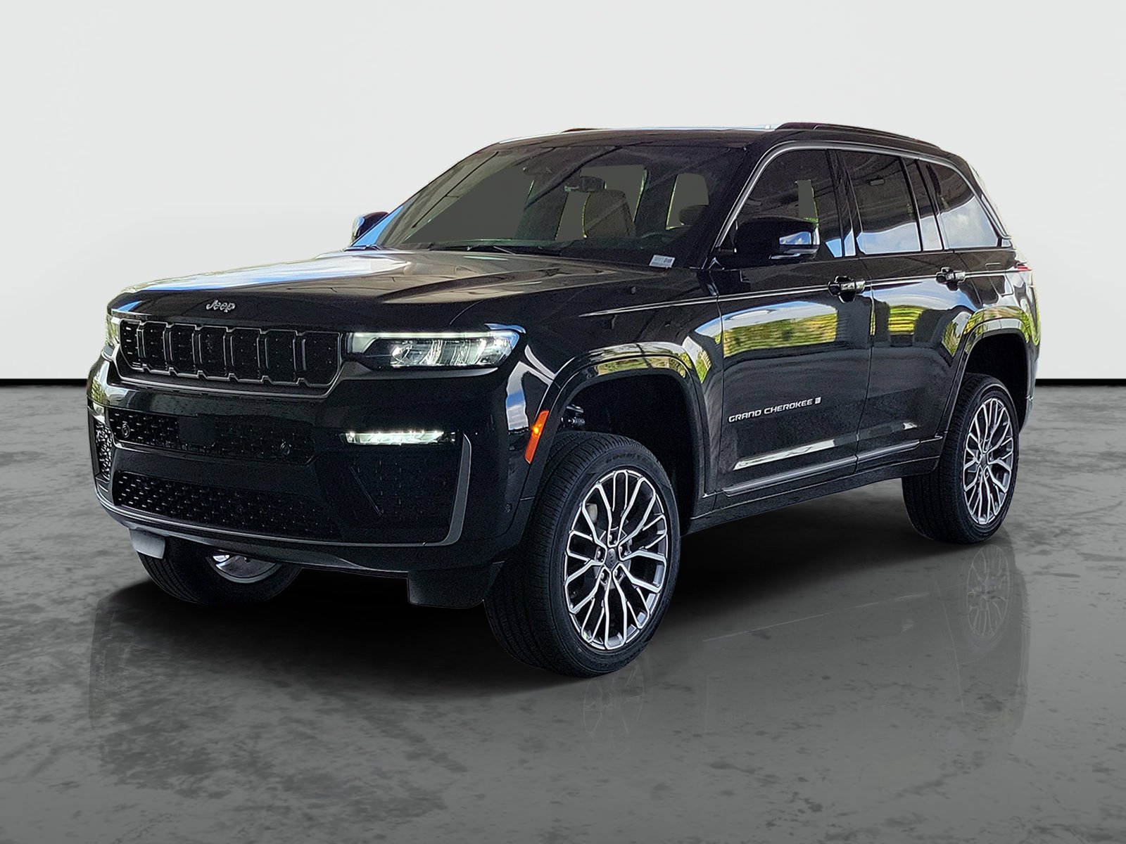 New 2026 Diamond Black Crystal Pearl-Coat Exterior Paint Jeep Summit image 3