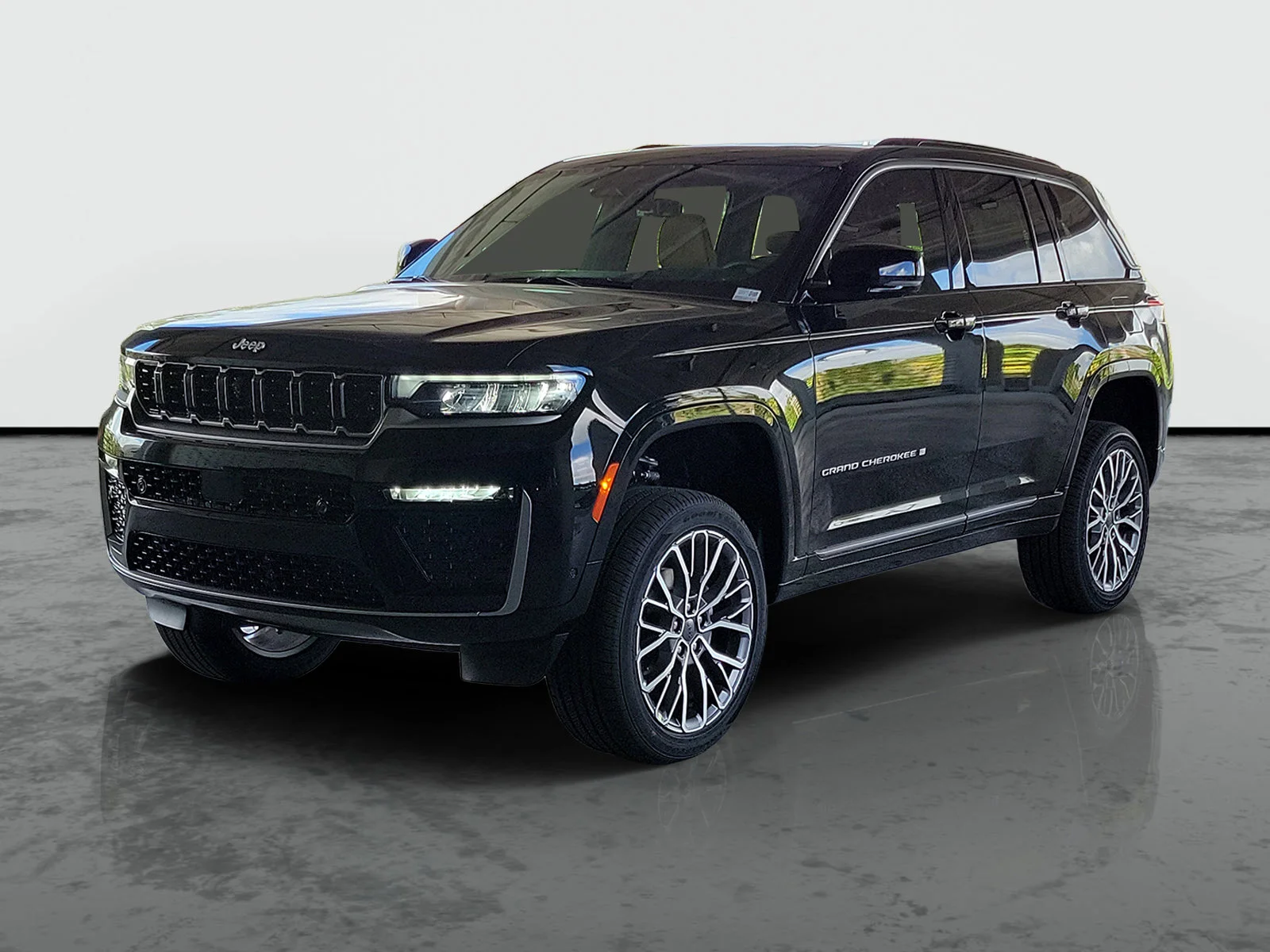 New 2026 Diamond Black Crystal Pearl-Coat Exterior Paint Jeep Summit image 3
