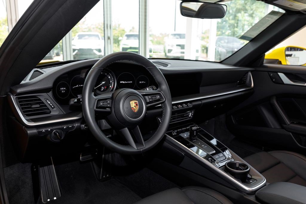 Used 2022 Racing Yellow Porsche Carrera image 22