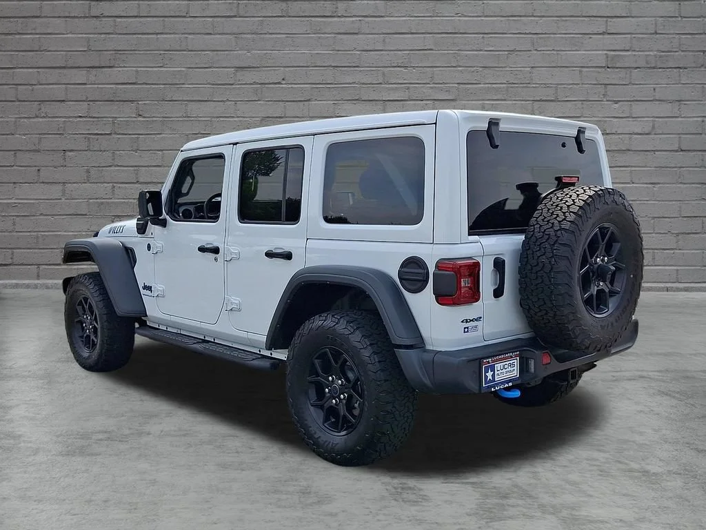 Used 2024 Bright White Clearcoat Jeep Willys image 8