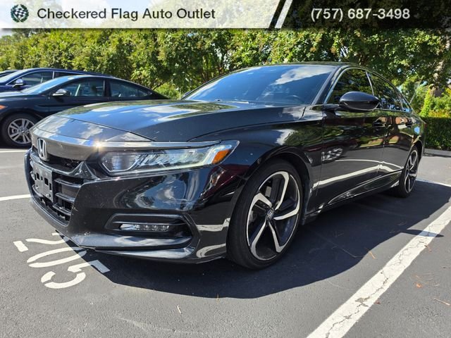 Used 2020 Crystal Black Pearl Honda Sport image 1