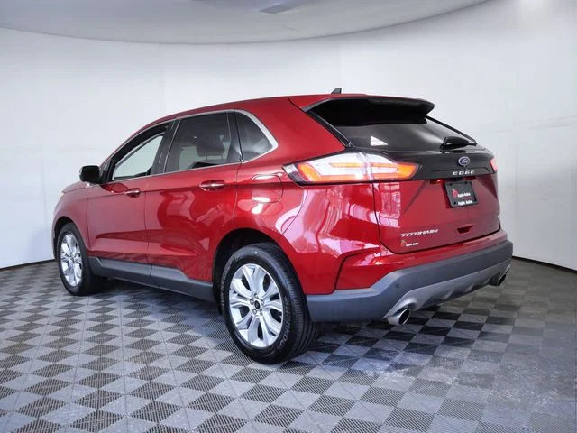 Certified Used 2024 Red Ford Titanium image 4