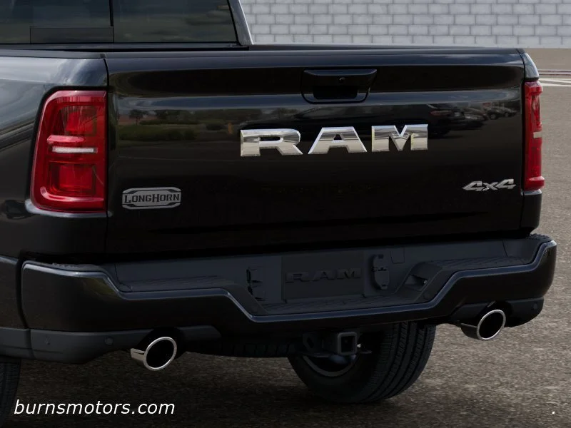New 2026 Diamond Black Crystal Pearl-Coat Exterior Paint RAM Longhorn image 13