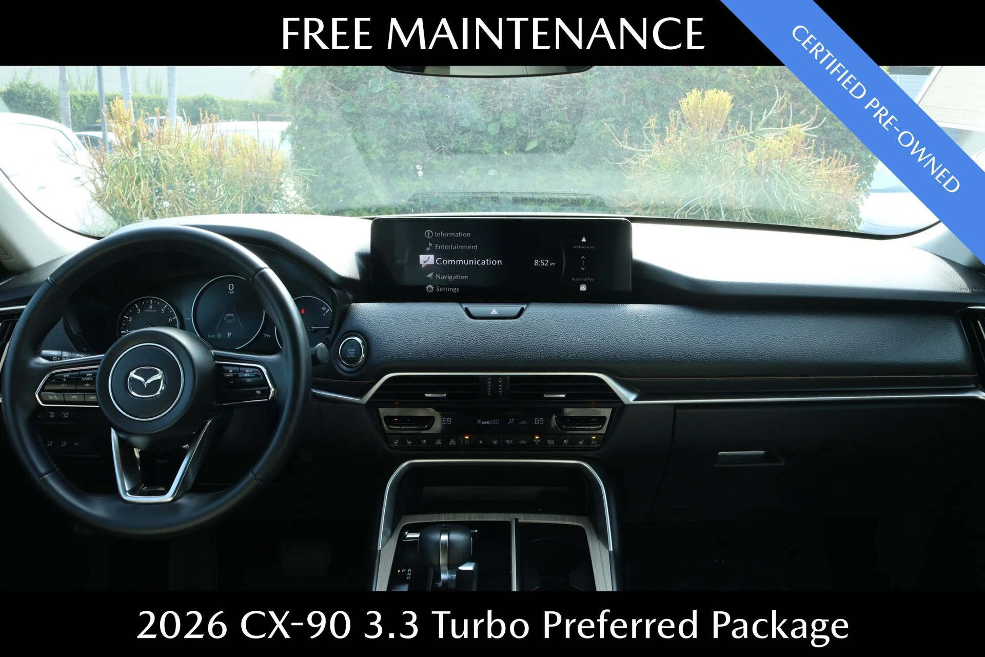 Certified Used 2026 Black Mazda 3.3 Turbo Preferred image 7